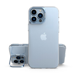 Apple iPhone 13 Pro Max Kılıf Zore Skuba Kapak Mavi