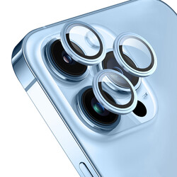 Apple iPhone 13 ​​​Pro Max Wiwu Lens Guard Mavi