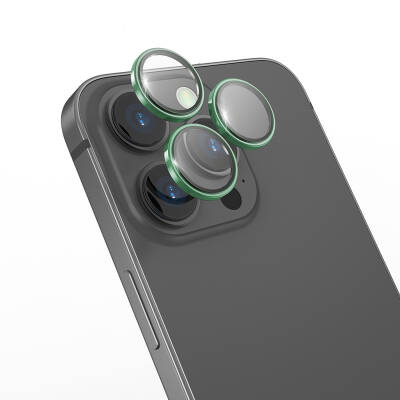 Apple iPhone 13 ​​​Pro Wiwu Lens Guard Yeşil