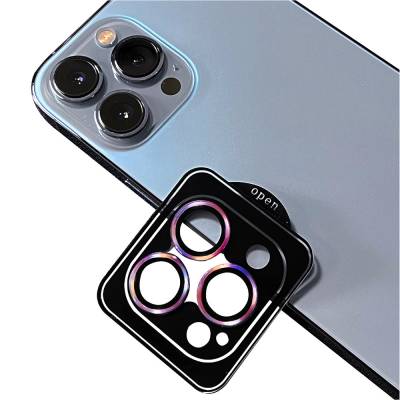 Apple iPhone 13 Pro Zore CL-09 Kamera Lens Koruyucu Colorful