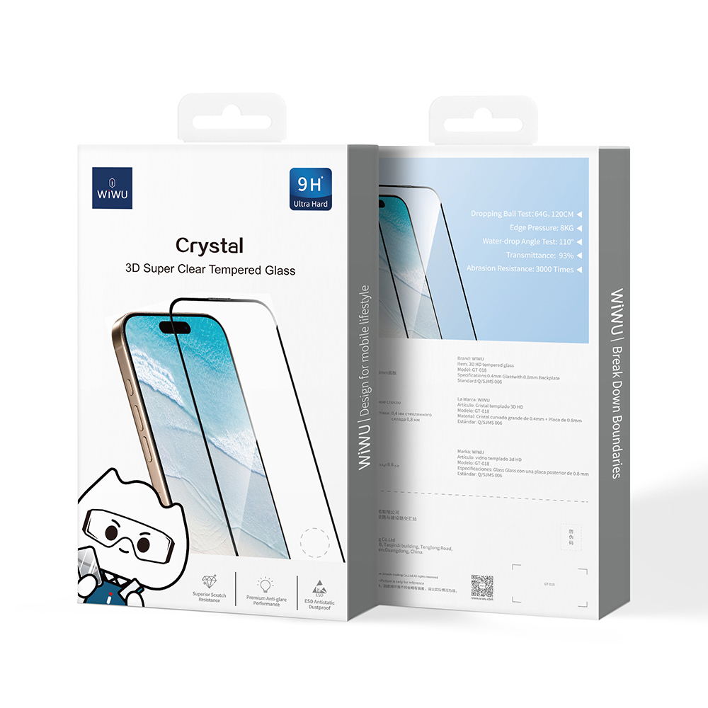 Apple iPhone 13 Wiwu GT-018 Scratch Resistant Tempered Glass Screen Protector - 6