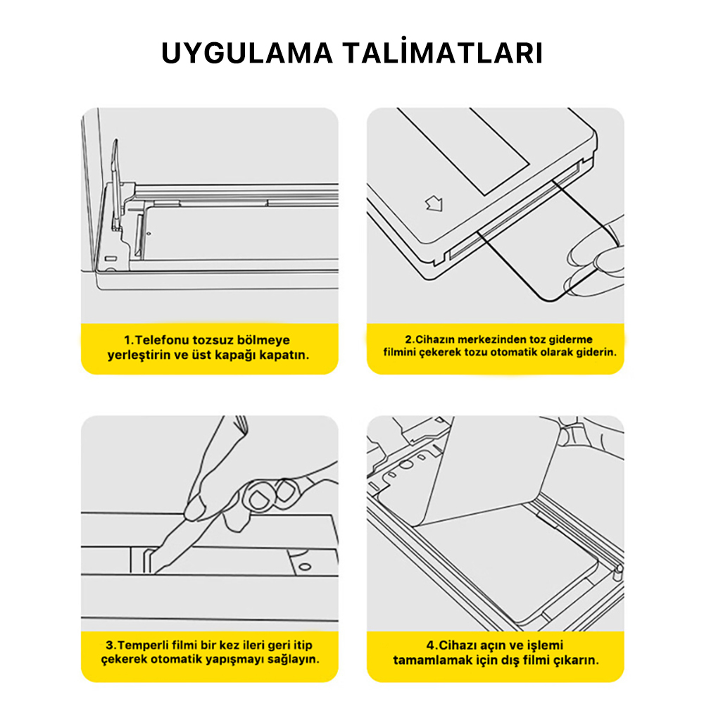Apple iPhone 13 Zore 3D Oliv HD Temperli Cam Ekran Koruyucu + Kolay Uygulama Aparatı - 9