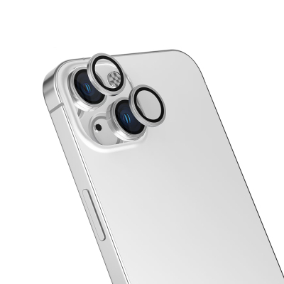 Apple iPhone 13 Zore Mikro Camera Lens Protector Silver