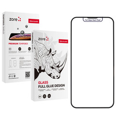 Apple iPhone 13 Zore Rika Premium Tempered Glass Screen Protector Black