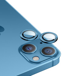 Apple iPhone 14 Benks New KR Kamera Lens Koruyucu Mavi