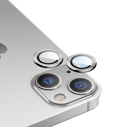 Apple iPhone 14 Benks New KR Kamera Lens Koruyucu Gümüş