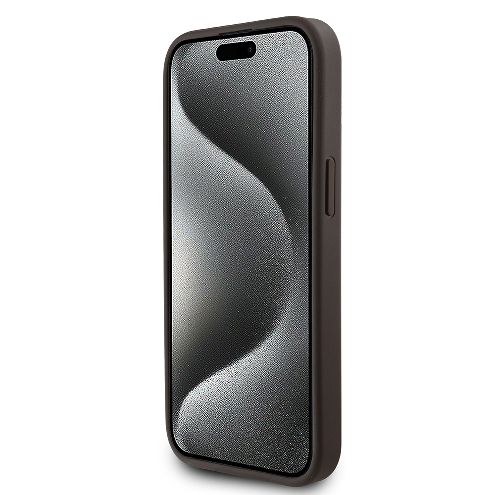 Apple iPhone 14 Case Guess Original Licensed Magsafe Charging Featured 4G Pattern Text Logo Cover - 15