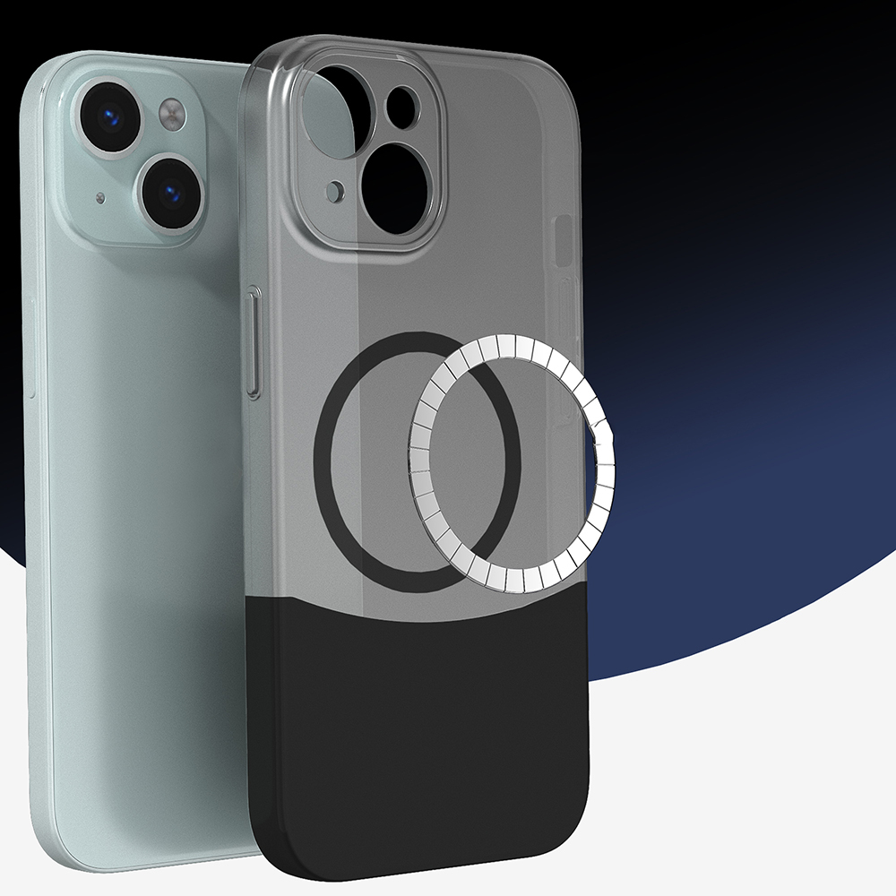 Apple iPhone 14 Case M-Safe Charging Feature Magnetic Zore Double Cover - 6