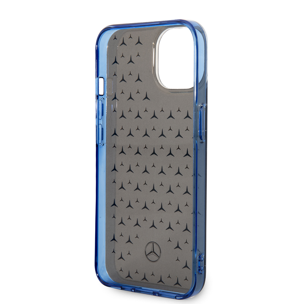 Apple iPhone 14 Case Mercedes Benz Dual Layer Star Pattern Design Cover - 9