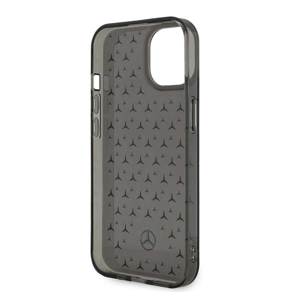 Apple iPhone 14 Case Mercedes Benz Dual Layer Star Pattern Design Cover - 16