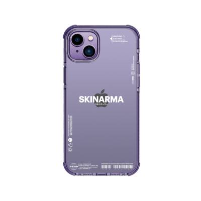 Apple iPhone 14 Case SkinArma Transparent Airbag Design Iro Cover Purple