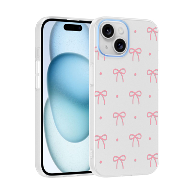 Apple iPhone 14 Case with Camera Protector, Patterned Zore Clip Cover Fiyonk