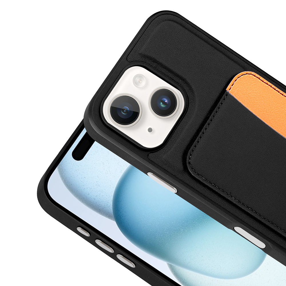 Apple iPhone 14 Case with Card Holder Zore X-Card Silicone Cover - 12