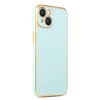 Apple iPhone 14 Case Zore Bark Cover Light Blue