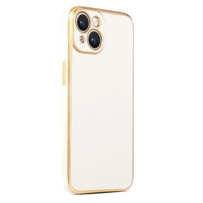 Apple iPhone 14 Case Zore Bark Cover White