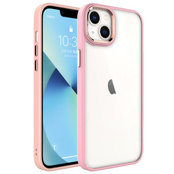 Apple iPhone 14 Case Zore Krom Cover Light Pink