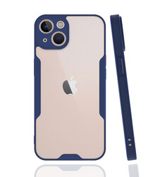 Apple iPhone 14 Case Zore Parfe Cover Navy blue