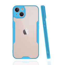 Apple iPhone 14 Case Zore Parfe Cover Blue