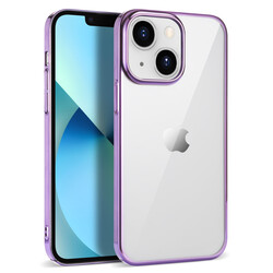 Apple iPhone 14 Case Zore Pixel Cover Açık Mor