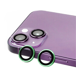 Apple iPhone 14 CL-07 Camera Lens Protector Açık Yeşil