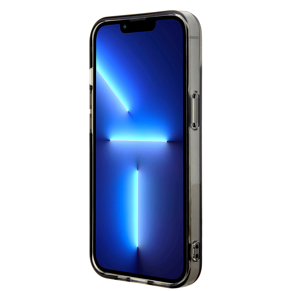 Apple iPhone 14 Kılıf BMW Orjinal Lisanslı Yarı Transparan M Dizayn Çizgili Kapak - 6