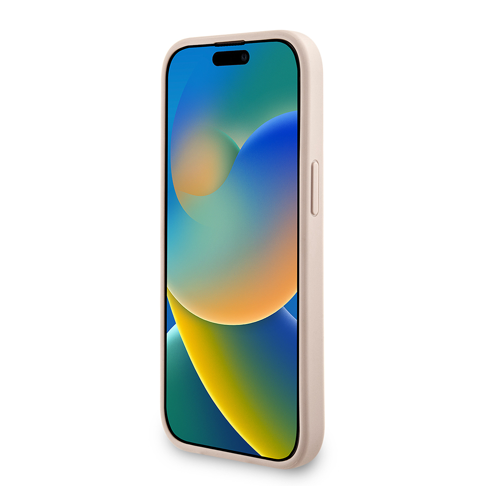 Apple iPhone 14 Kılıf Guess Orjinal Lisanslı PU Deri Bilek Askı İpli Metal Büyük 4G ve Yazı Logolu Kapak - 8