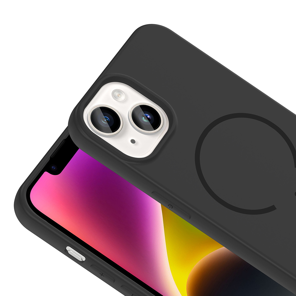 Apple iPhone 14 Kılıf M-safe Şarj Özellikli Zore Meta Kapak - 22