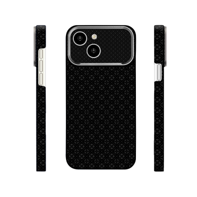 Apple iPhone 14 Kılıf M-Safe Şarj Özellikli Zore Paris Velix Sert PC Kapak Siyah