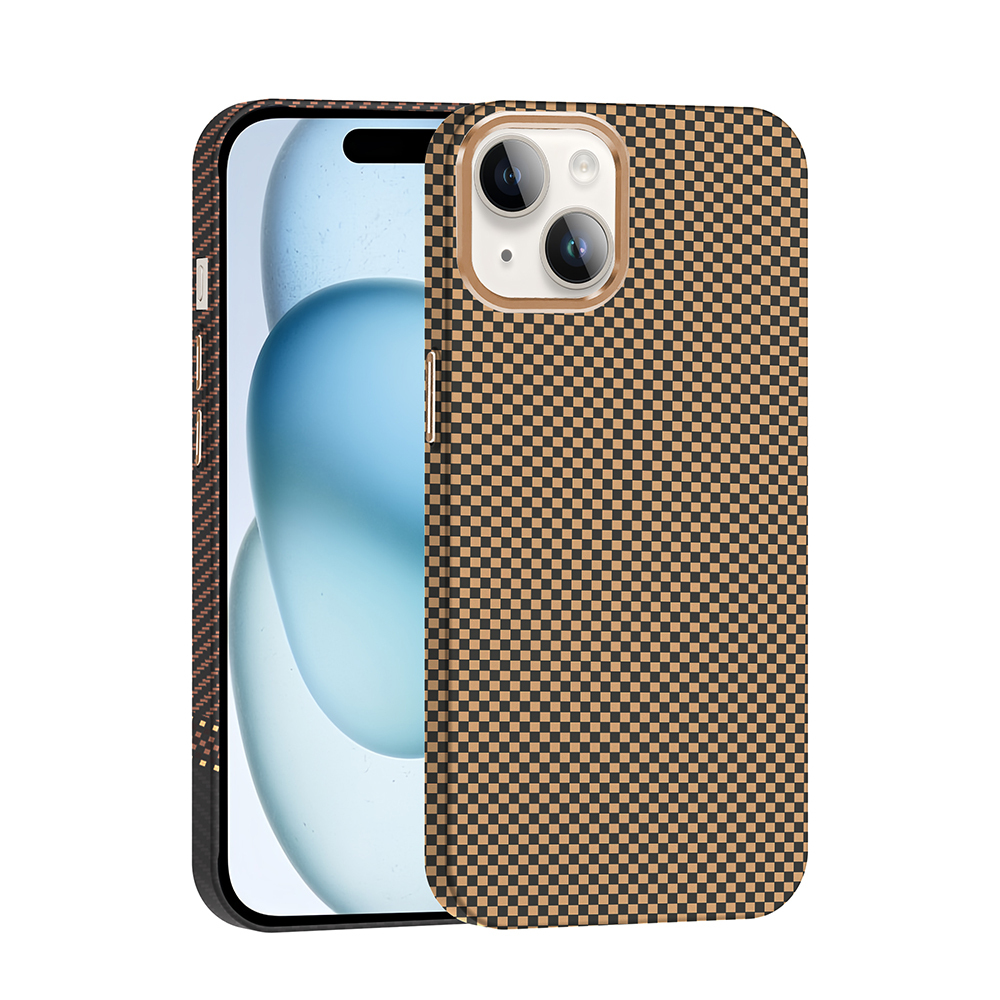 Apple iPhone 14 Kılıf M-safe Şarj Özellikli Karbon Fiber Görünümlü Zore Gros Kapak - 3