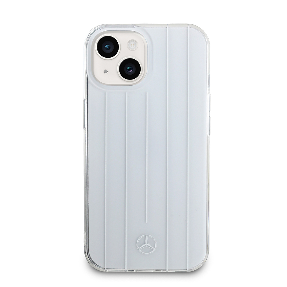 Apple iPhone 14 Kılıf Mercedes Benz Orjinal Lisanslı New Urban 3 Sert PC Paralel Çizgi Desenli Kapak - 10
