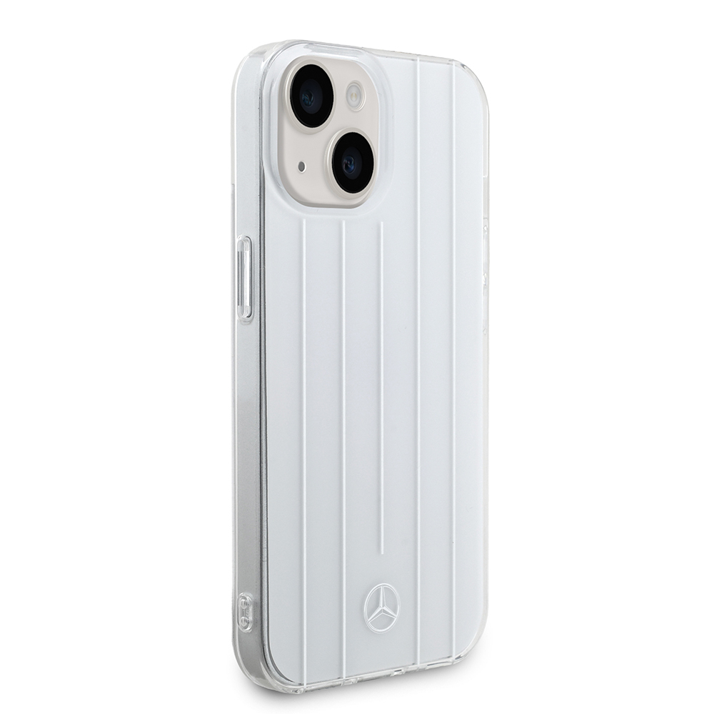 Apple iPhone 14 Kılıf Mercedes Benz Orjinal Lisanslı New Urban 3 Sert PC Paralel Çizgi Desenli Kapak - 11