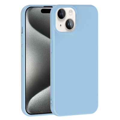 Apple iPhone 14 Kılıf Zore LSR Lansman Kapak Baby Blue