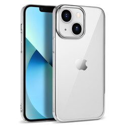 Apple iPhone 14 Kılıf Zore Pixel Kapak Gümüş