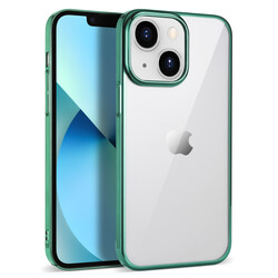 Apple iPhone 14 Kılıf Zore Pixel Kapak Koyu Yeşil