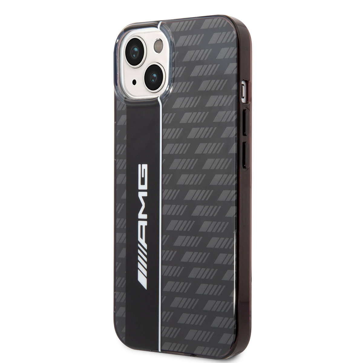 Apple iPhone 14 Plus Case AMG Transparent Double Layer Carbon Design II Cover - 4
