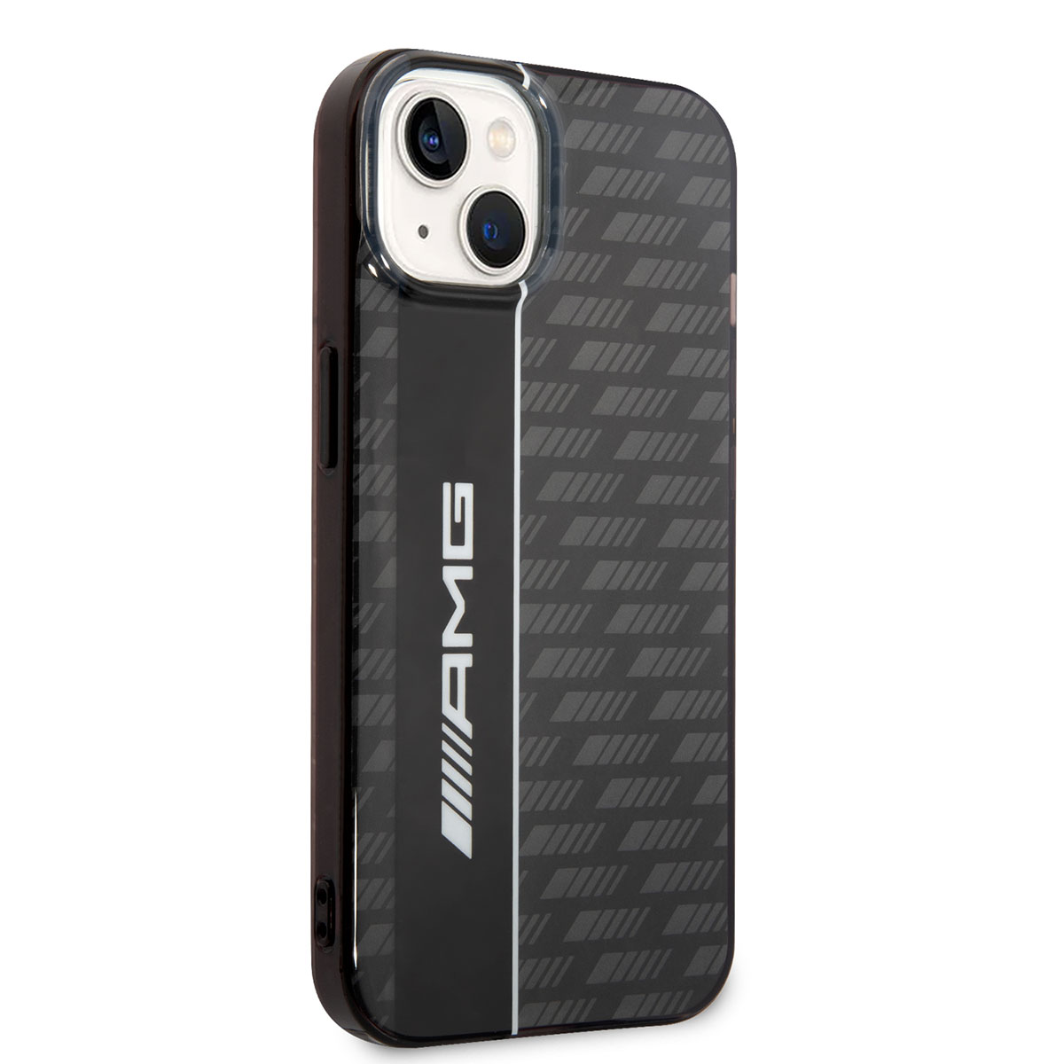 Apple iPhone 14 Plus Case AMG Transparent Double Layer Carbon Design II Cover - 8