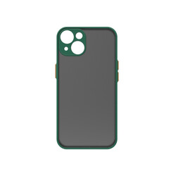 Apple iPhone 14 Plus Case Zore Hux Cover Dark Green