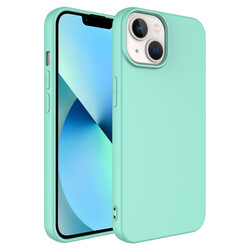 Apple iPhone 14 Plus Case Zore Mara Lansman Cover Açık Yeşil