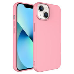 Apple iPhone 14 Plus Case Zore Mara Lansman Cover Pink