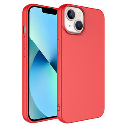 Apple iPhone 14 Plus Case Zore Mara Lansman Cover Red