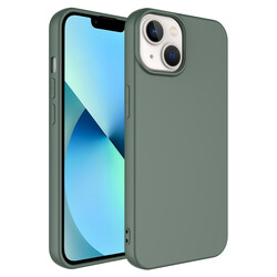 Apple iPhone 14 Plus Case Zore Mara Lansman Cover Dark Green