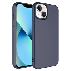 Apple iPhone 14 Plus Case Zore Mara Lansman Cover Navy blue