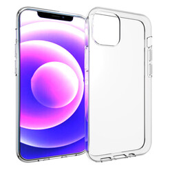 Apple iPhone 14 Plus Case Zore Super Silicon Cover Colorless