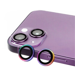 Apple iPhone 14 Plus CL-07 Kamera Lens Koruyucu Colorful