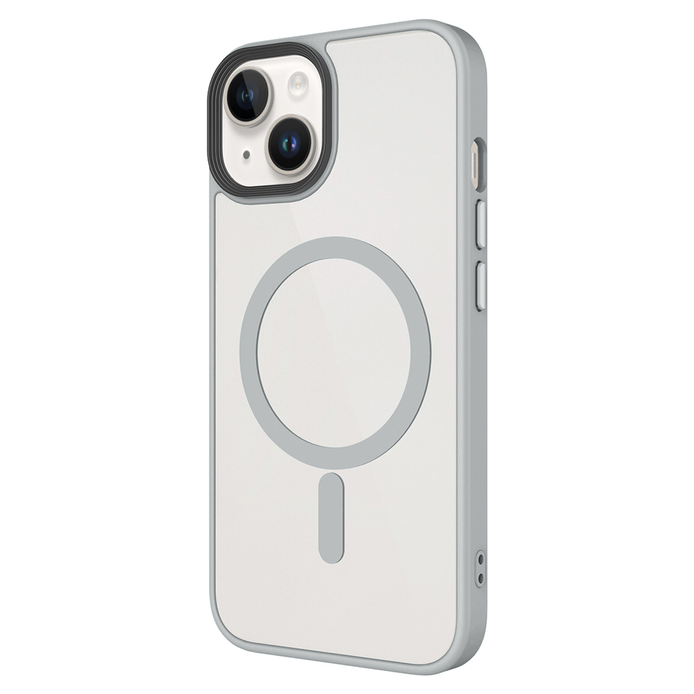 Apple iPhone 14 Plus Kılıf Mat Arka Yüzey Wireless Şarj Özellikli Zore Flet M-safe Kapak - 6