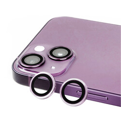 Apple iPhone 14 Plus Zore CL-07 Camera Lens Protector Purple