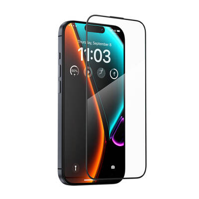 Apple iPhone 14 Pro Benks V Pro Ultra Shield 0.3mm Ekran Koruyucu + Kolay Uygulama Aparatlı Siyah