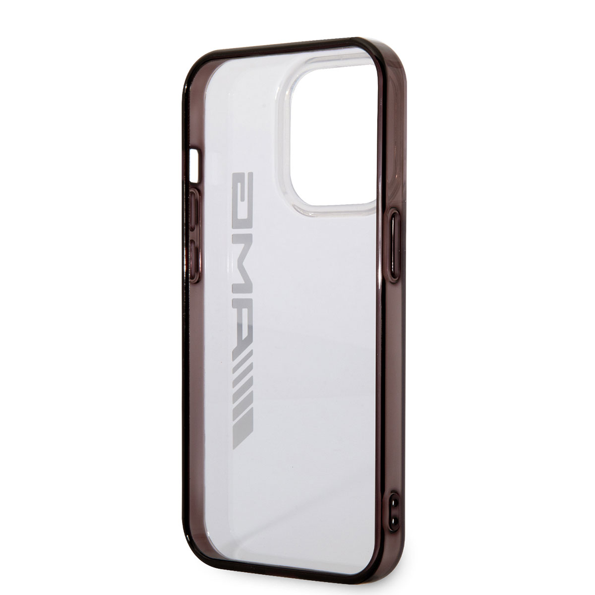 Apple iPhone 14 Pro Case AMG Transparent Black Frame Design Cover - 2