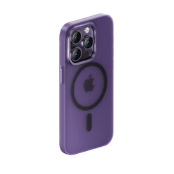 Apple iPhone 14 Pro Case Benks New Series Magnetic Haze Cover with Wireless Charging Support Derin Mor