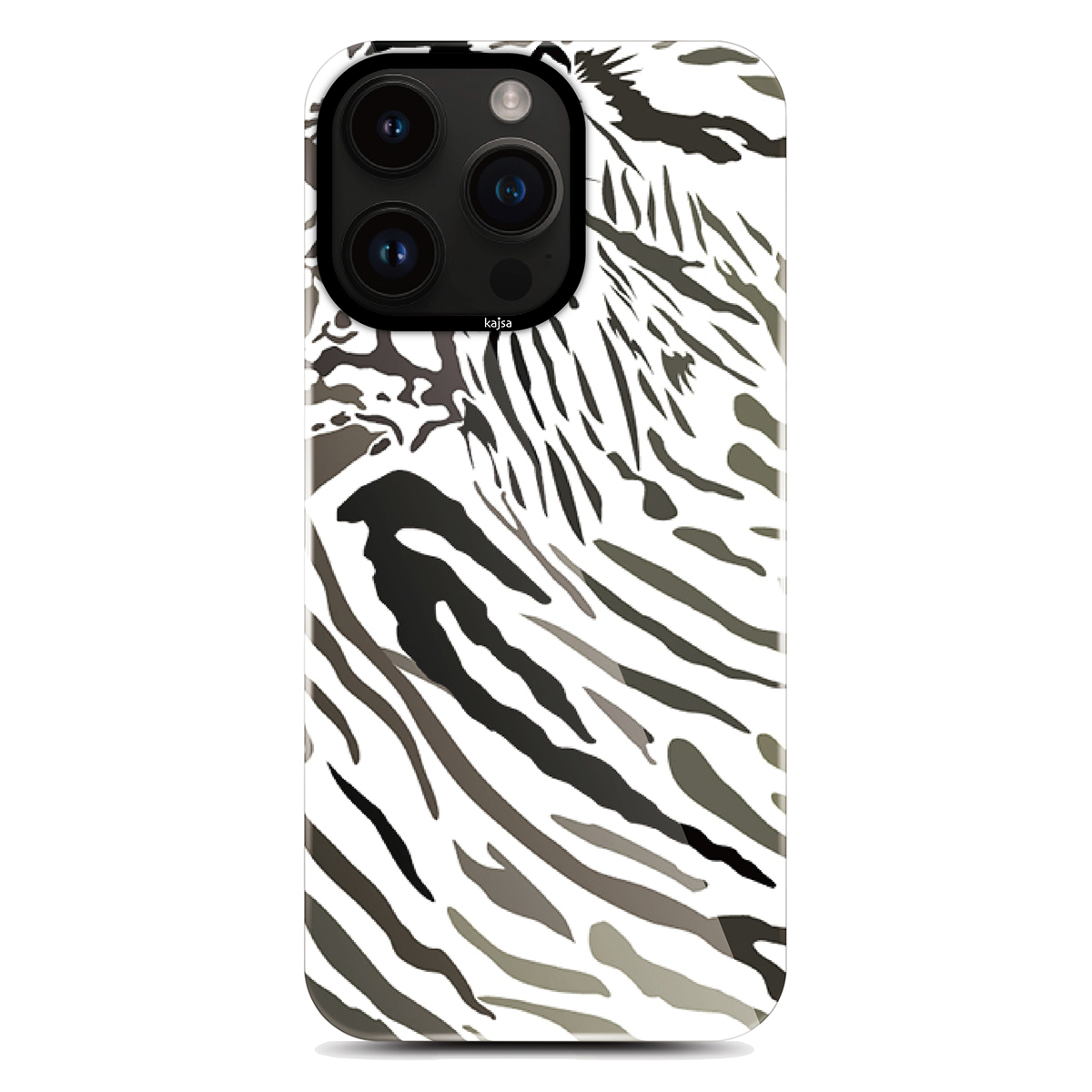 Apple iPhone 14 Pro Case HD Patterned Kajsa Shield Plus Wild Series Cover - 12
